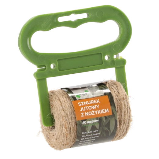 Sznurek jutowy 60 m z nożykiem