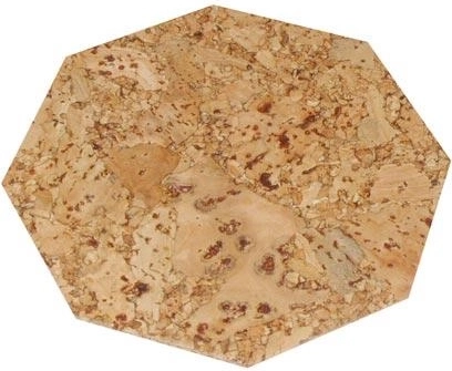 Korkowe podkładki ośmiokątne 10 cm (6 szt.)