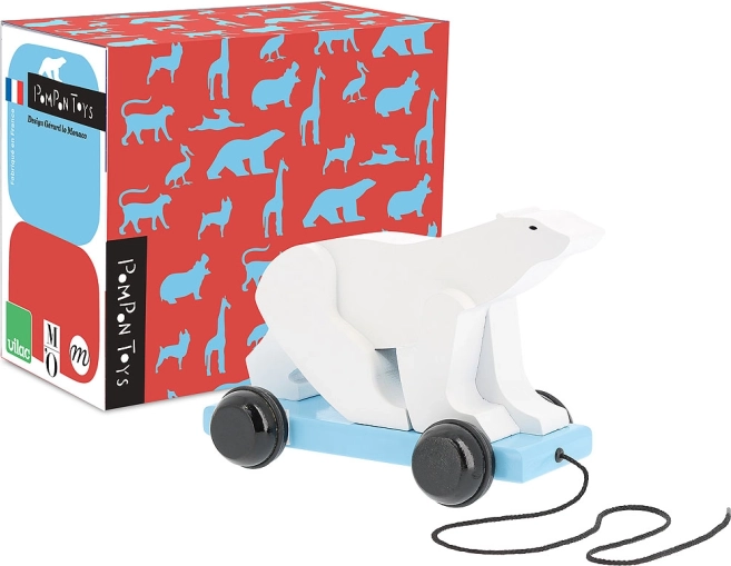 Vilac pchacz niedźwiedź polarny Pompon