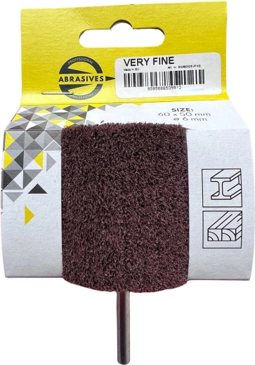 Lamelowy trzpieniowy krążek polerski 50 × 30 × 6 mm, średni VLIES BKA