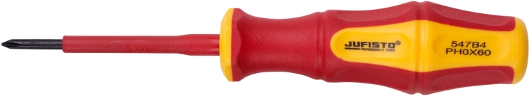 Izolowany wkrętak krzyżowy PH0 3×60 mm