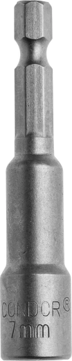 Magnetyczny adapter 1/4" 7 mm, sześciokąt