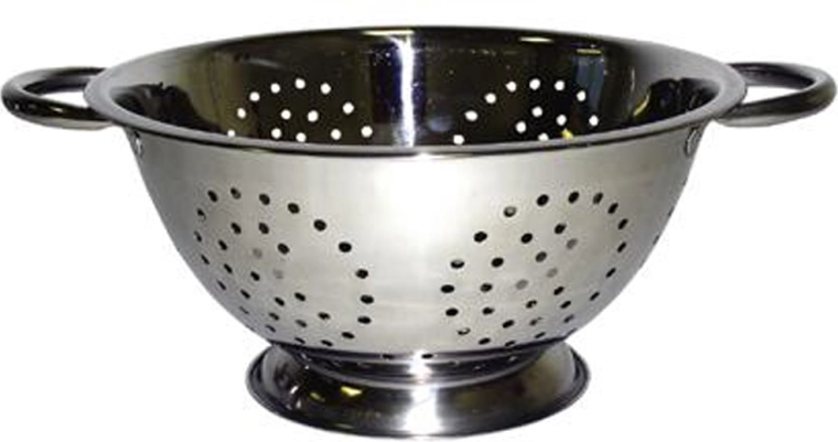 Nierdzewny durszlak TORO z uchwytami 24,5 cm