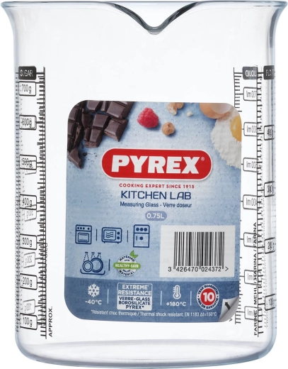 Szklana miarka PYREX 0,75 l