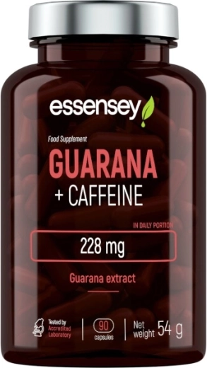 Essensey guarana + kofeina – 90 kapsułek