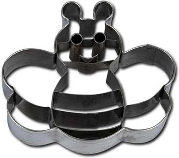 Wykrawacz do ciastek – pszczoła, 7–8 cm, srebrny