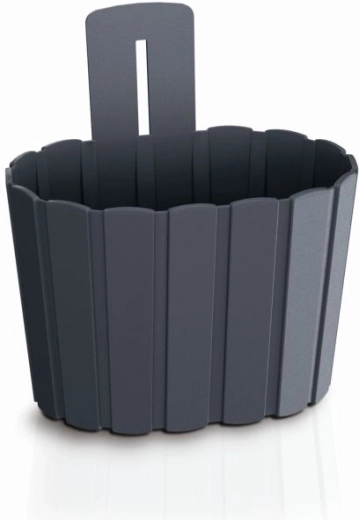 Wisząca donica BOARDEE WALL 19,4 cm – antracyt