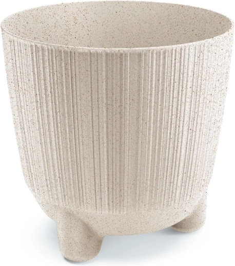 Doniczka RYFO ECO WOOD 19,5 cm biała