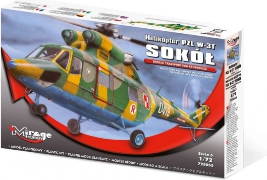 Plastikowy model śmigłowca PZL W-3T Sokół