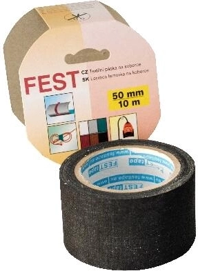 Tekstyln taśma dywanowa 50 mm × 10 m FEST TAPE, mix kolorów