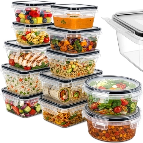Zestaw pojemników na żywność Zortiva 12 szt. (BPA free)