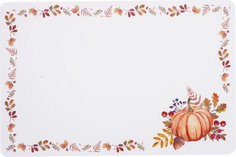 Plastikowa podkładka stołowa Jesień 43 × 28 cm - 1 sztuka