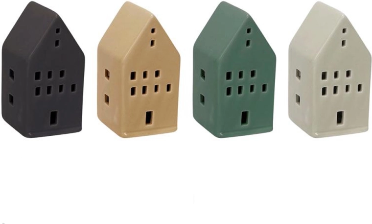 Świąteczny domek LED dekoracja 10,3 × 5,5 cm (mix motywów)