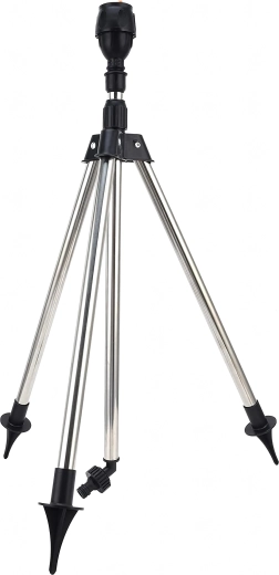 Rotacyjny zraszacz na statywie, regulowany zasięg do 24 m