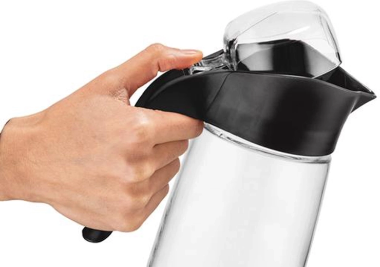 Szklany dzbanek z pokrywką QLUX 1,6 l