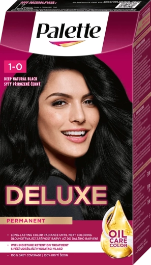 Palette Deluxe 1-0 intensywnie naturalna czerń 50 ml