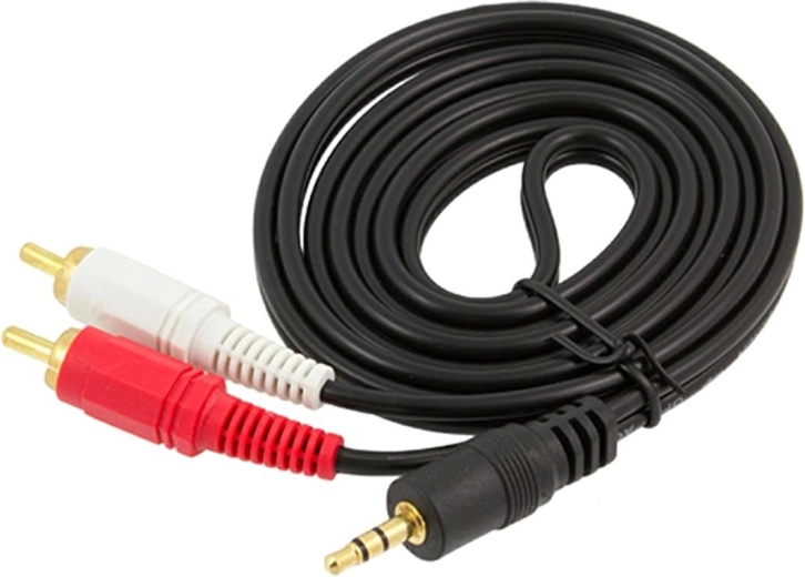 AK233 JACK 3,5 mm–2xRCA CINCH KABEL 1,5 m