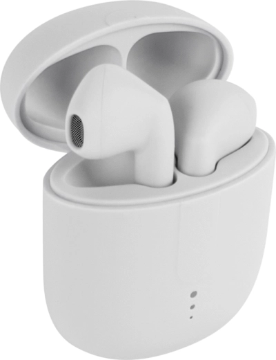 Setty TWS-0 bezprzewodowe słuchawki Bluetooth z etui ładującym, białe