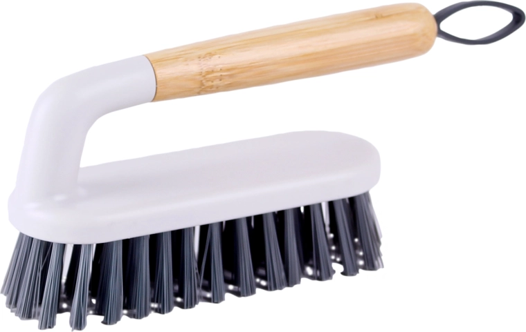Szczotka do podłogi z bambusowym uchwytem 21,5 × 5 × 9,5 cm