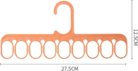 Wieszakowy organizer na bieliznę i skarpetki, wielofunkcyjny – pomarańczowy