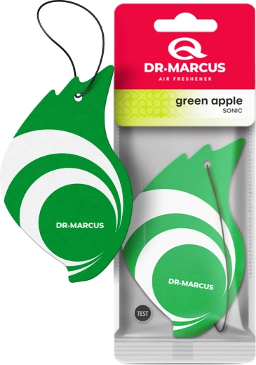 Dr. Marcus Sonic zawieszany odświeżacz powietrza do samochodu zielone jabłko