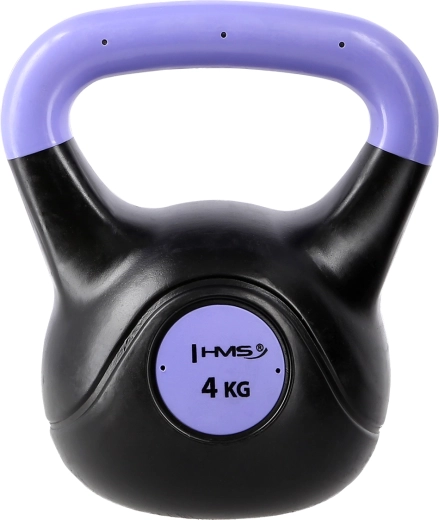 Kompozytowy kettlebell HMS 4 kg fioletowy
