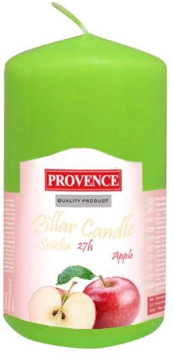 Parafinowa świeca zapachowa walec jabłko 6 × 11,1 cm