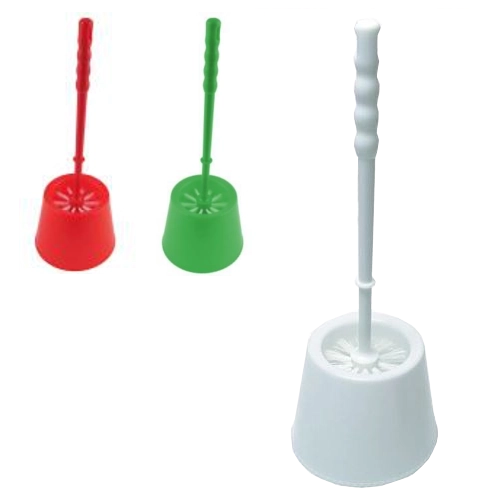 Okrągła szczotka WC Sanel z wytrzymałego plastiku