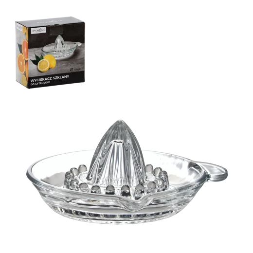 Szklany wyciskacz do cytrusów 13 cm