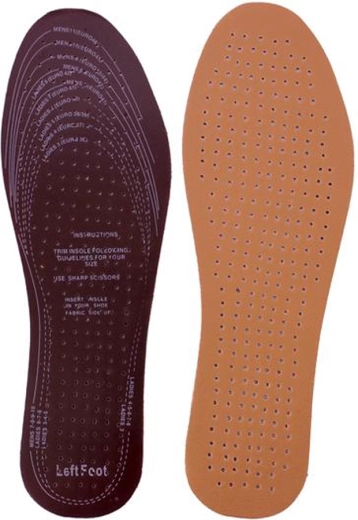 Wkładki do butów z imitacji skóry – 1 para