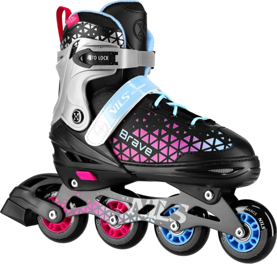 Łyżworolki 2w1 NILS Extreme Brave – S (29-33)