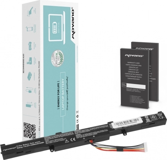 Movano bateria A41N1611 do Asus ROG GL553 i GL753