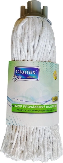 Zapasowa końcówka sznurkowa do mopa 200 g z grubym gwintem