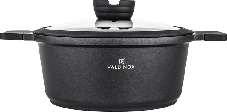 Valdinox Expert garnek z pokrywką 24 cm, 4,5 l
