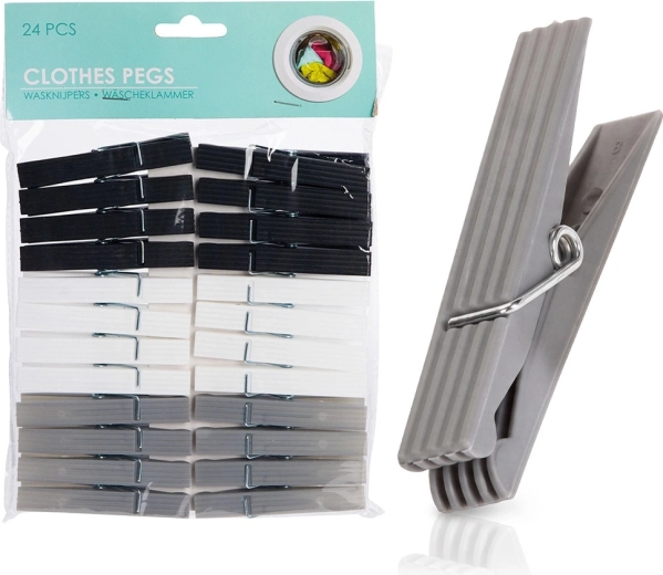 Plastikowe klamerki do bielizny Ultra Clean 24 szt.