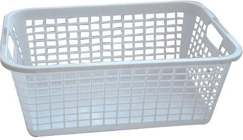 Kosz na pranie plastikowy 67 × 45 × 27 cm, mix kolorów