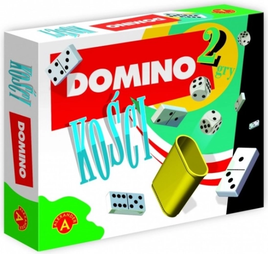 Domino i kości do gry 2 w 1