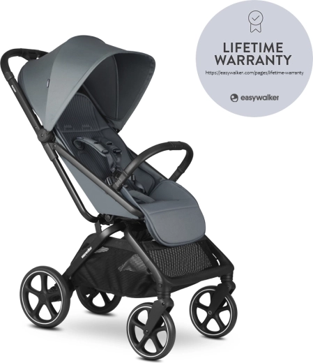 Easywalker wózek spacerowy Rockey L Smooth Grey