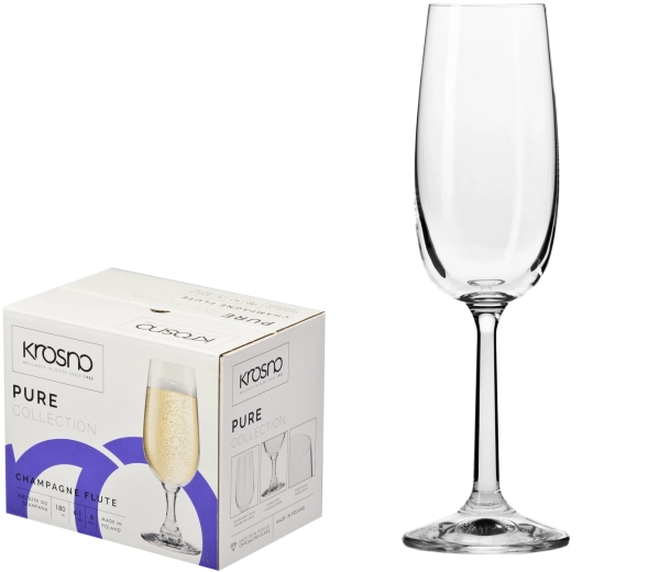 Krosno Pure kieliszki do szampana 170 ml - 6 szt.