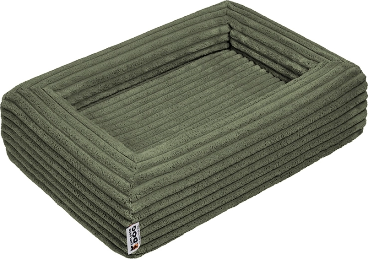 Ortopedyczne legowisko dla psów Cloud XS 60 × 40 cm Moss Green