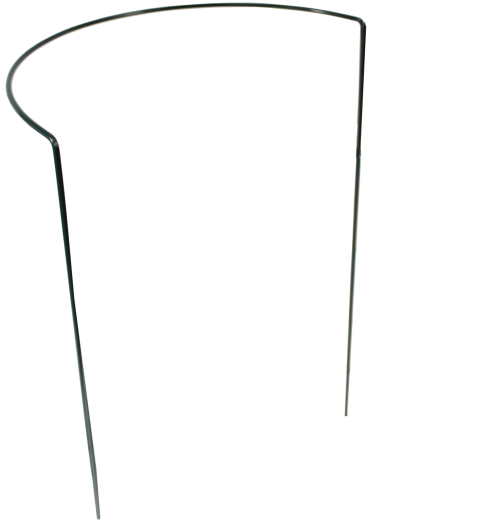 Podpora do roślin z obejmą 35 × 39 cm, zielona