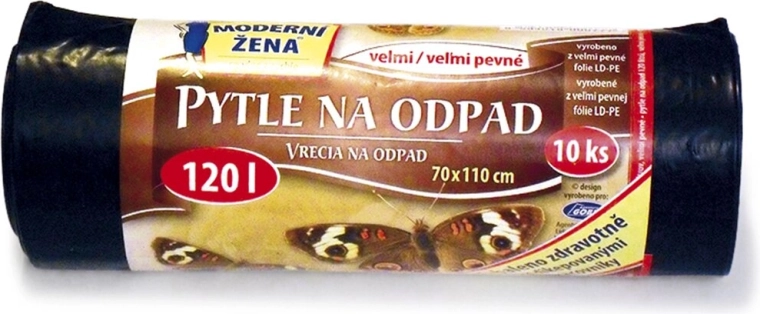 Worki na odpady 120 l czarne (10 szt.)