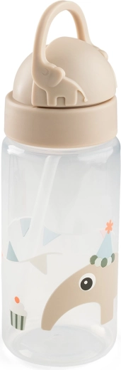Done by Deer butelka ze słomką Celebration piaskowa 350 ml