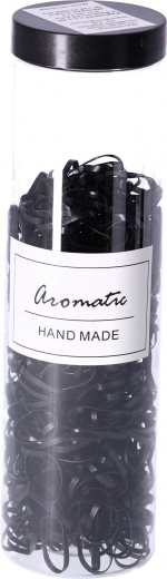 Zestaw gumek do włosów 600 szt. - czarne