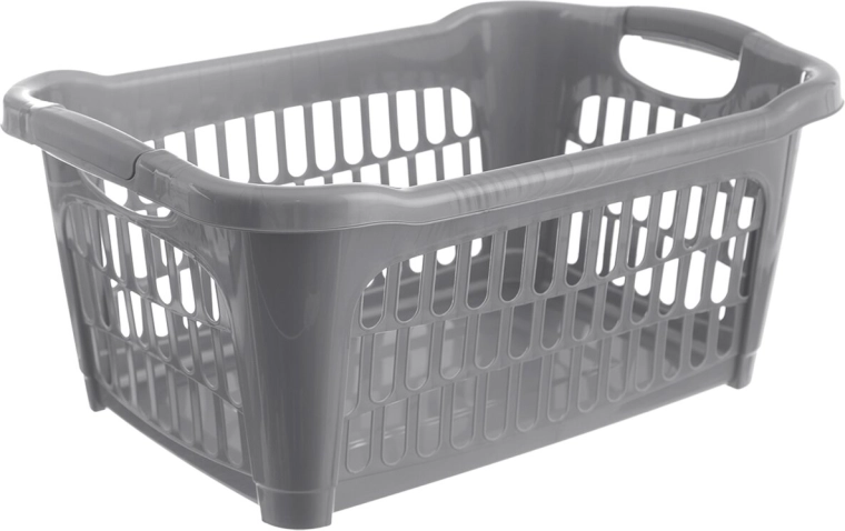 Kosz na pranie Hobby 40 l szary