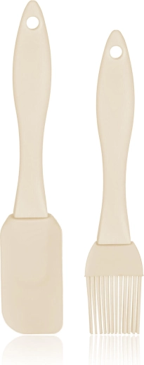 Zestaw kuchenny CULINARIA – silikonowa szpatułka i pędzelek