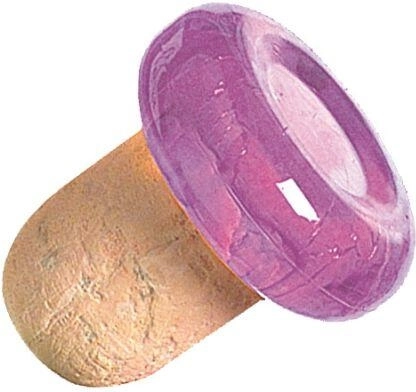 Zatyczki do butelek z korkiem, mix kolorów (3 szt.)