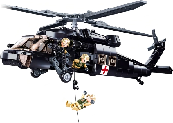 Sluban ModelBricks ratunkowy śmigłowiec UH-60 Black Hawk