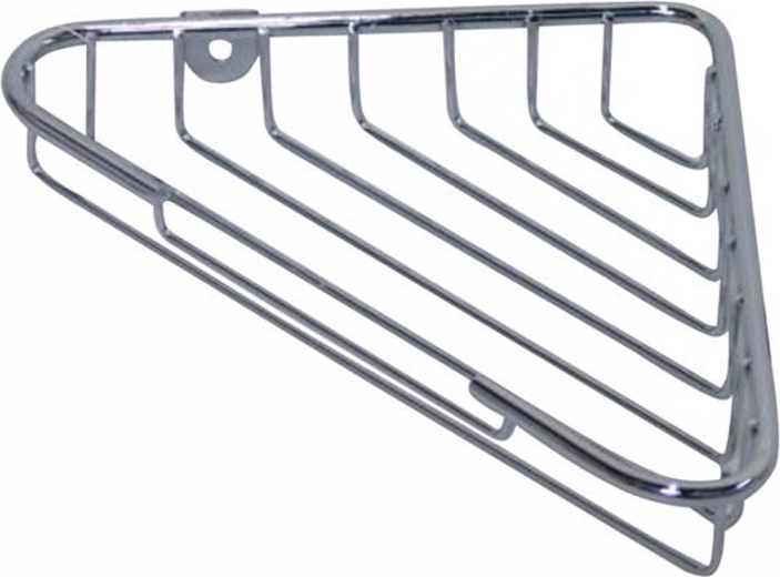 Narożna druciana półka do łazienki 21,5 × 13,9 × 3,5 cm