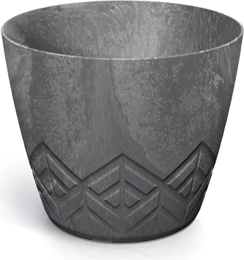 Doniczka z efektem betonu marengo 15,8 cm